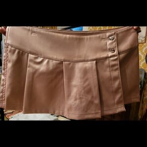Celebrity Pink Blush Pleated Skort